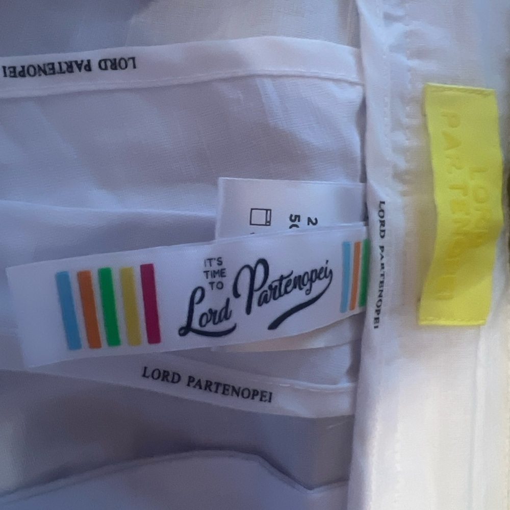 White Drawstring Pants With Button Detail - image 4